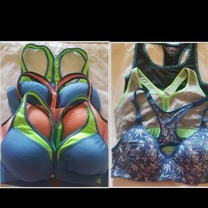 Champion Sport Bra Bundle size Large (6 sport bras